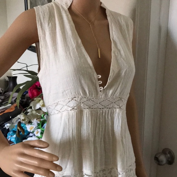 Spell Doe Eyed Midi Dress in Cream - Picture 15 of 16